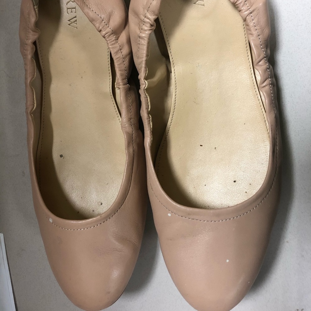 Nude JCrew Ballet Flats, Size 9.5